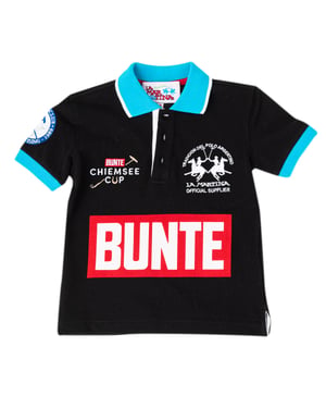 Kurzärmeliges Poloshirt für Jungen mit kontrastierendem Reverskragen 2KP049