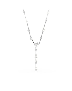 Swarovski 'Constella Bars' Damen-Halskette aus Metall - Silber 5711830
