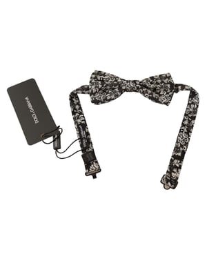 Dolce & Gabbana Herren Multicolor Blumenverstellbare Halskrawatte Papillon Fliege