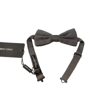 Dolce & Gabbana Herren Multicolor gemusterte verstellbare Hals-Papillon-Fliege