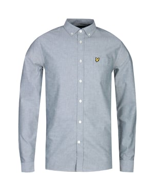 Lyle & Scott Jadegrünes Oxford-Hemd