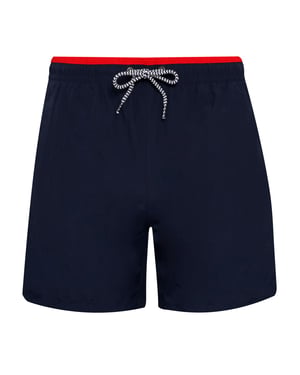 Asquith & Fox Herren-Badeshorts (Marine/Rot)