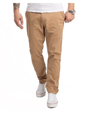 Indumentum Stoffhose Dunkelbeige