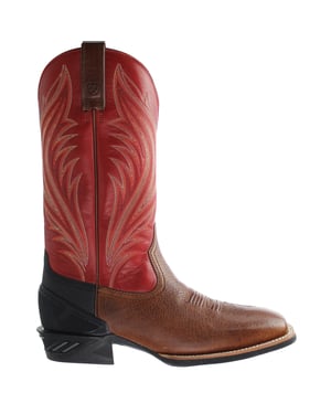 Ariat Catalyst Prime Western Mens Brown/Rote Stiefel
