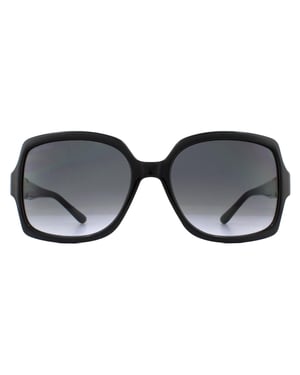 Jimmy Choo Square Womens Black Dark Grey Gradient Sonnenbrille