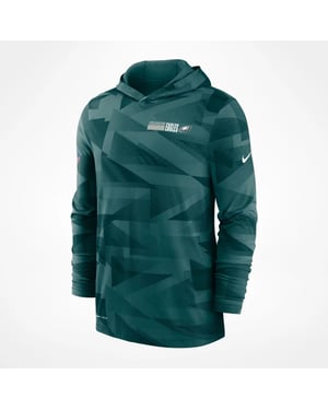 Nike Dri-Fit Nfl Philadelphia Eagles Grüne Pullover Männer Nebenhuterfeuchtigkeit NKD8 3JD
