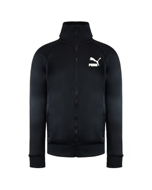 Puma ikonische T7 -Männerschwarze Trackjacke
