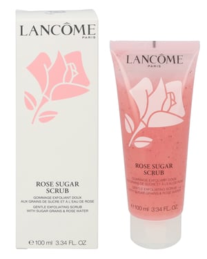 Lancome Rose Sugar Gentle Exfoliating Scrub.