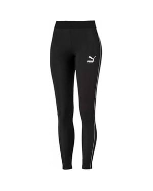 Puma Classics Rib Leggings lässig schwarz eng - Frauen