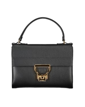 Coccinelle Damen schwarze Leder-Handtasche