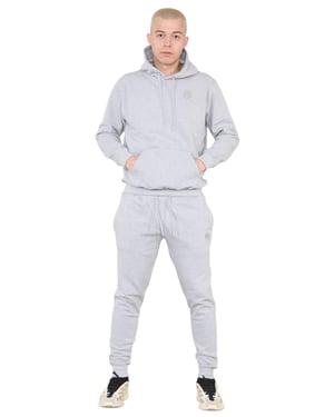 MYT Herren-Trainingsanzug mit Kapuze und Pullover in Grau