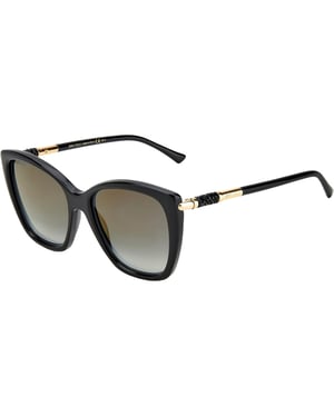 Jimmy Choo Rose 807 FQ Schwarze Sonnenbrille