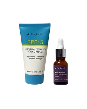 SPF15 Hydration + Protection Tagescreme 30 ml +Wrinkle Renew Ultra Concentrated Serum 15ml