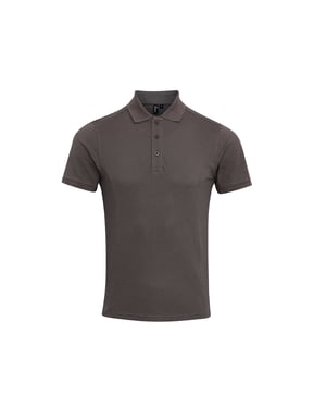 Premier Mens Coolchecker Plus Pique Polo mit CoolPlus (Dunkelgrau)