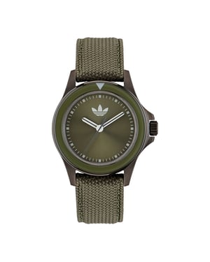 Adidas Originals Expression One Unisex grüne Uhr AOFH23017