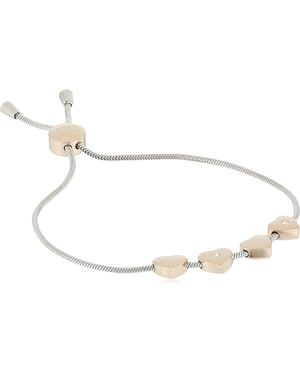 Tommy Hilfiger Damen-Armband aus Edelstahl - Silber/Roségold 2780122