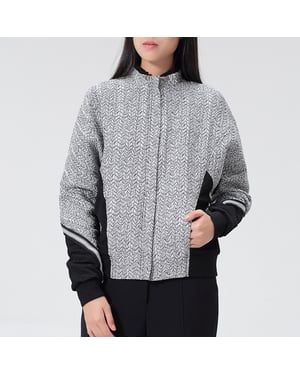 Bi-Material-Jacquard-Jacke