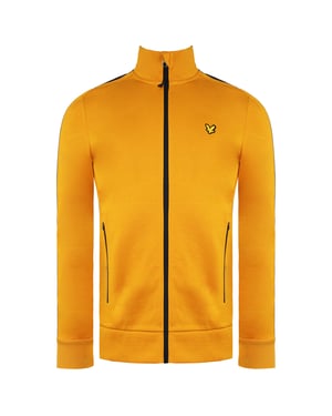 Lyle & Scott Tape Mens Yellow Track Jacke