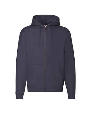 Fruit of the Loom Unisex Erwachsene Premium Full Zip Hoodie (Deep Navy)