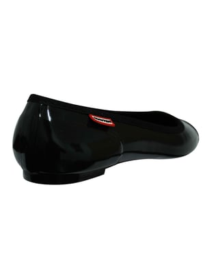 Hunter Original Damen Schwarze Ballettschuhe