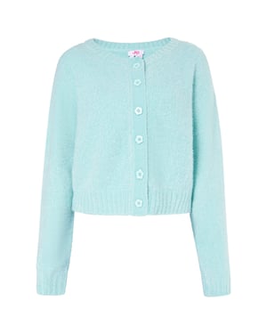 Mymo Strickcardigan Damen Aqua