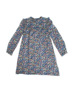 Langarm bedrucktes Kleid 511219 Mädchen