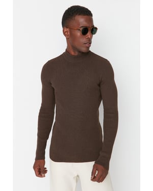 Trendyol Hommes Demi-col roulé   Chandail