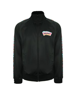 Mitchell & Ness San Antonio Zip Up Black Mens Track Jacke Trjkdf18006 SASBLCK1