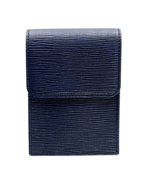 Hackett London Mens Mayfair Curzon Carte Holder in Navy
