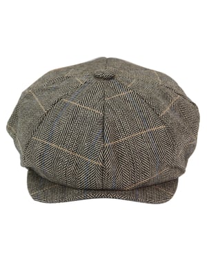 Herren Peaky Blinders Fischgrätenmütze