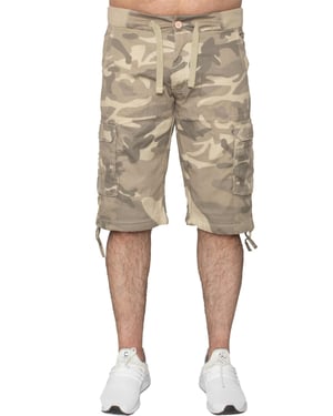 Enzo | Herren Cargo Combat Camo Shorts