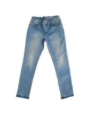 Bedruckte Super-Skinny-Jeans 754757 Mädchen