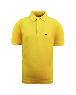 Lacoste – Klassisches gelbes Poloshirt für Kinder