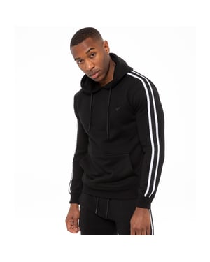 Gestreifter Herren Pullover Hoodie