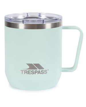 Trespass - Reisebecher "Nooper", Edelstahl (Blaugrüner Nebel)