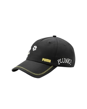 Puma x Peanuts BB – Schwarze Kinderkappe mit verstellbarer Passform