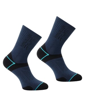 Regatta - "Blister Protection II" Stiefelsocken für Damen (Marineblau/Aruba Blau)