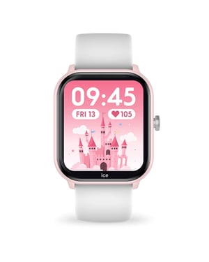Ice Watch Ice Smart Junior 3.0 - Rosa - Weißes Mädchenarmbanduhr 024297