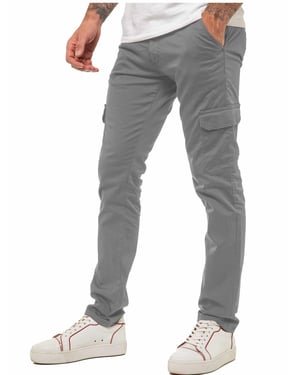 Enzo Herren Cargo Combat Chinos