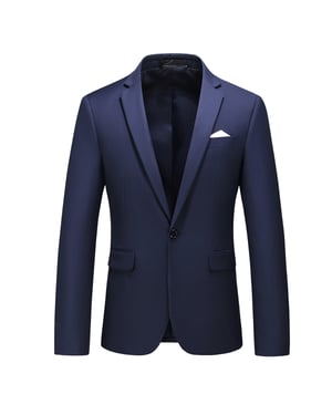 Fashion Jakcket Ein Knopf Casual Blazer Navy