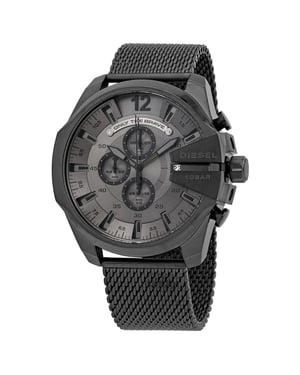 Diesel DZ4527 Mega Chief Chronograph Gunmetal Edelstahl Herrenuhr