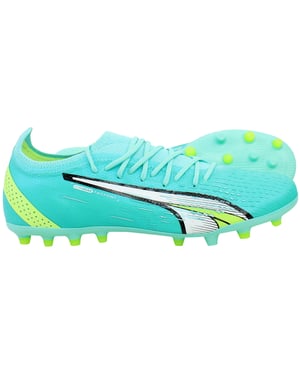 Puma Ultra Ultimate MG Grüne Herren-Fußballschuhe