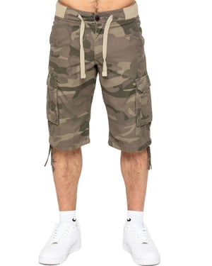Enzo | Herren Cargo Combat Camo Shorts