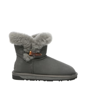 EVER AU Damen Robin Horn Toggle Knopf Mini Stiefel