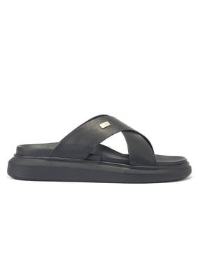 Sandalen „Leanna“ aus Nappaleder in Schwarz