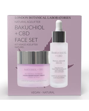 London Botanical Laboratories LBL- CBD + Bakuchiol Gesicht Set ( Serum + Feuchtigkeitscreme )