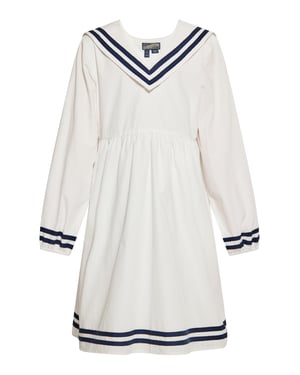 Dreimaster Kleid Mädchen (Kids) weiss