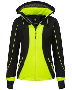 Rock Creek Softshelljacke Neongelb