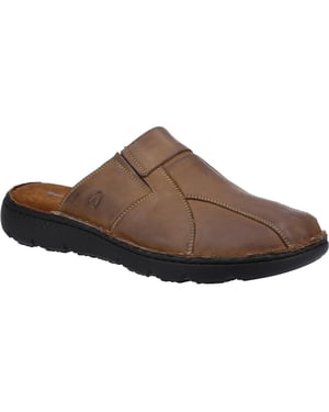 Hush Puppies Carson Mule Sandale en cuir pour homme