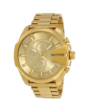 Diesel Mega Chief Herren Gold Uhr DZ4360